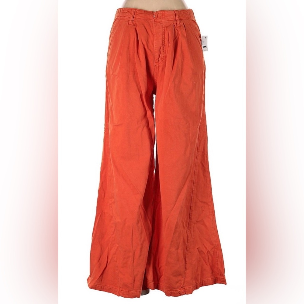 NWT: Free People Wide Leg Chino Pants